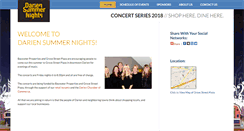Desktop Screenshot of dariensummernights.com